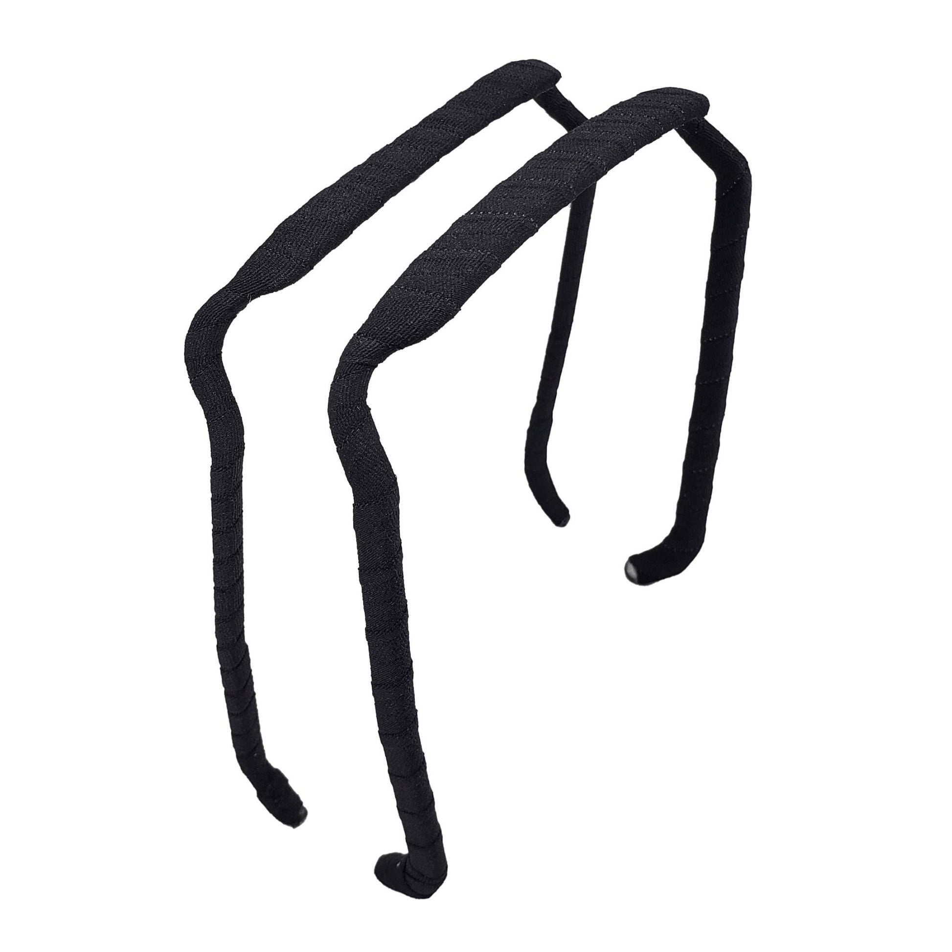 Black Headband | Wrapped - Zazzy Bandz - hair accessory - curly hair