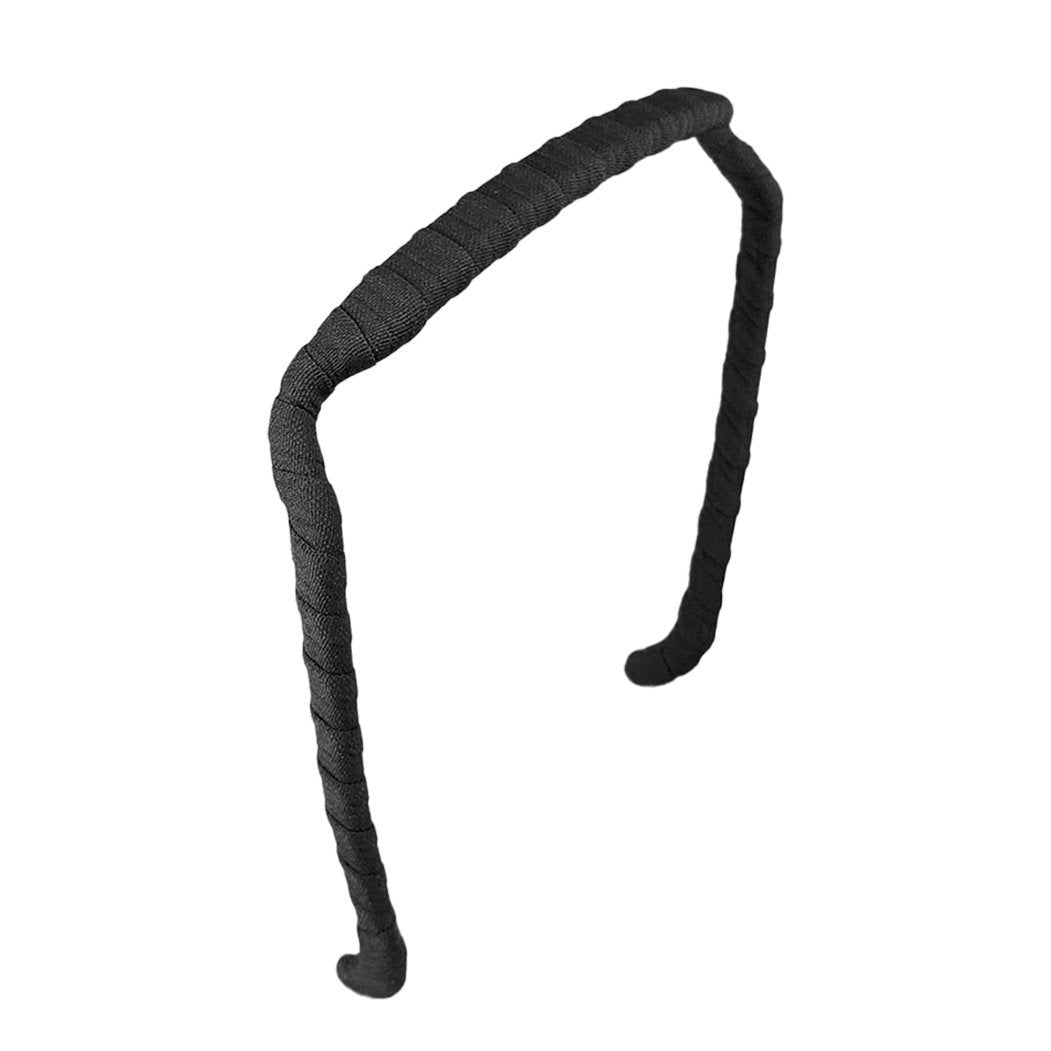 Black Headband | Wrapped - Zazzy Bandz - hair accessory - curly hair