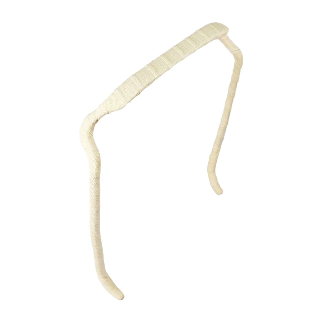 Cream Wrapped Headband - Zazzy Bandz - hair accessory - curly hair