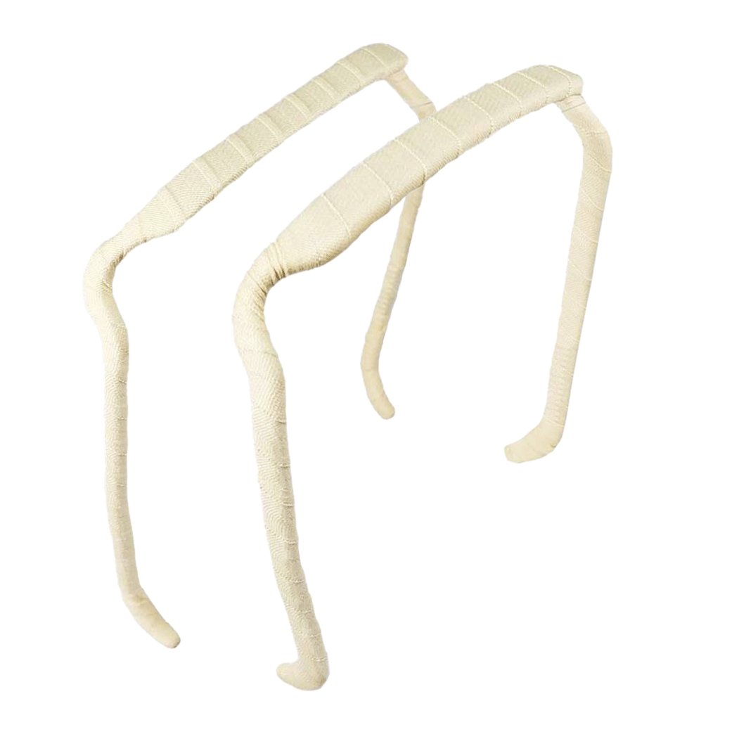 Cream Wrapped Headband - Zazzy Bandz - hair accessory - curly hair