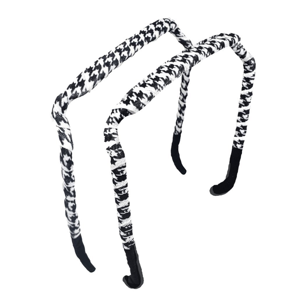 Houndstooth Headband - Zazzy Bandz - hair accessory - curly hair