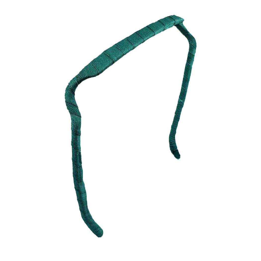 Hunter Green Wrapped Headband - Zazzy Bandz - hair accessory - curly hair