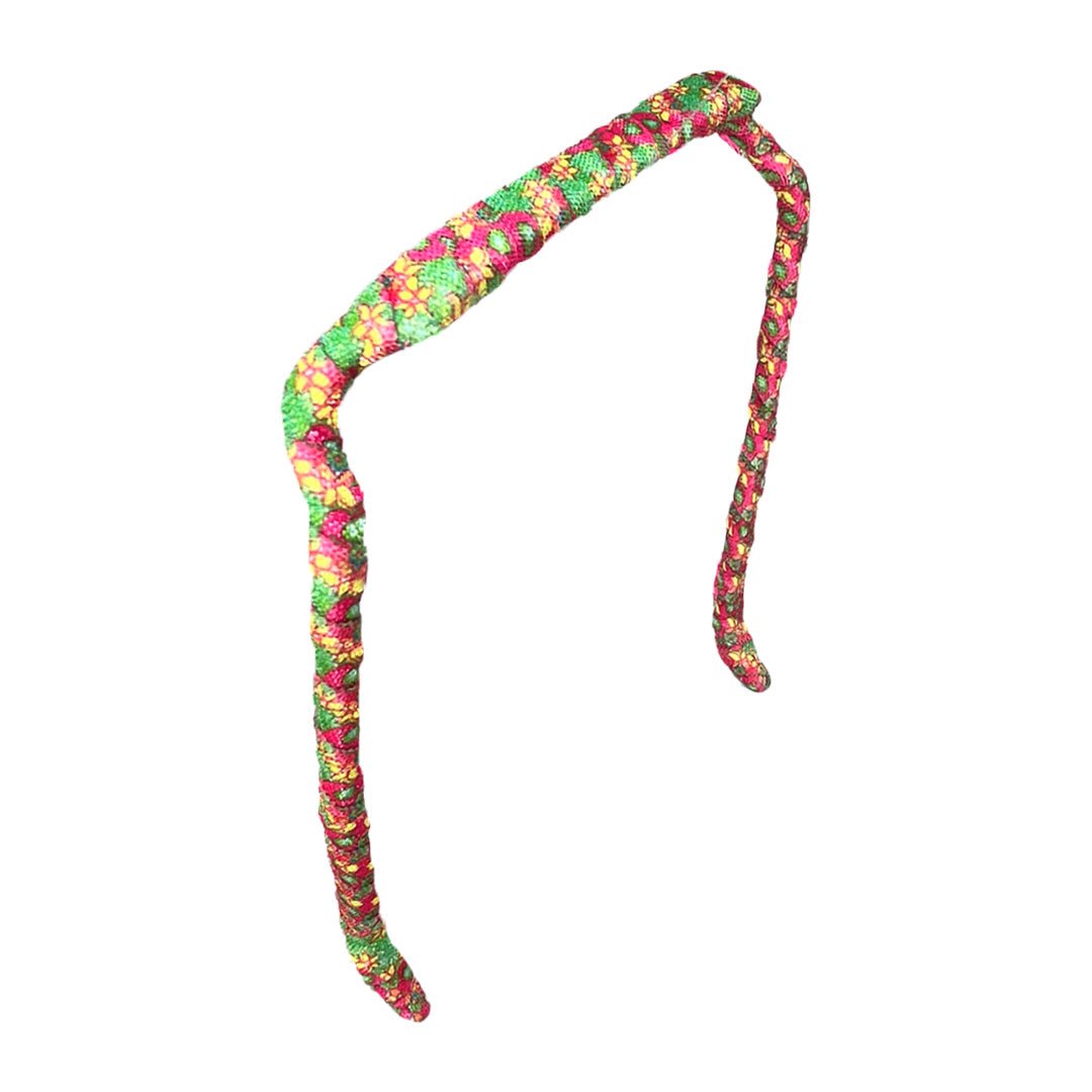 Melon Blossom Headband - Zazzy Bandz - hair accessory - curly hair