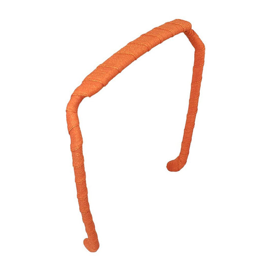 Orange Wrapped Headband - Zazzy Bandz - hair accessory - curly hair