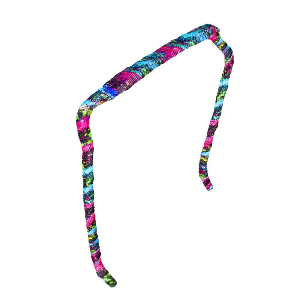 Paint Splatter Headband - Zazzy Bandz - hair accessory - curly hair