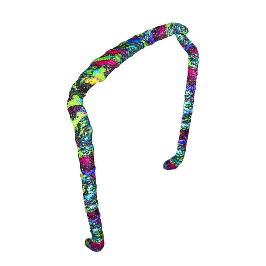 Paint Splatter Headband - Zazzy Bandz - hair accessory - curly hair