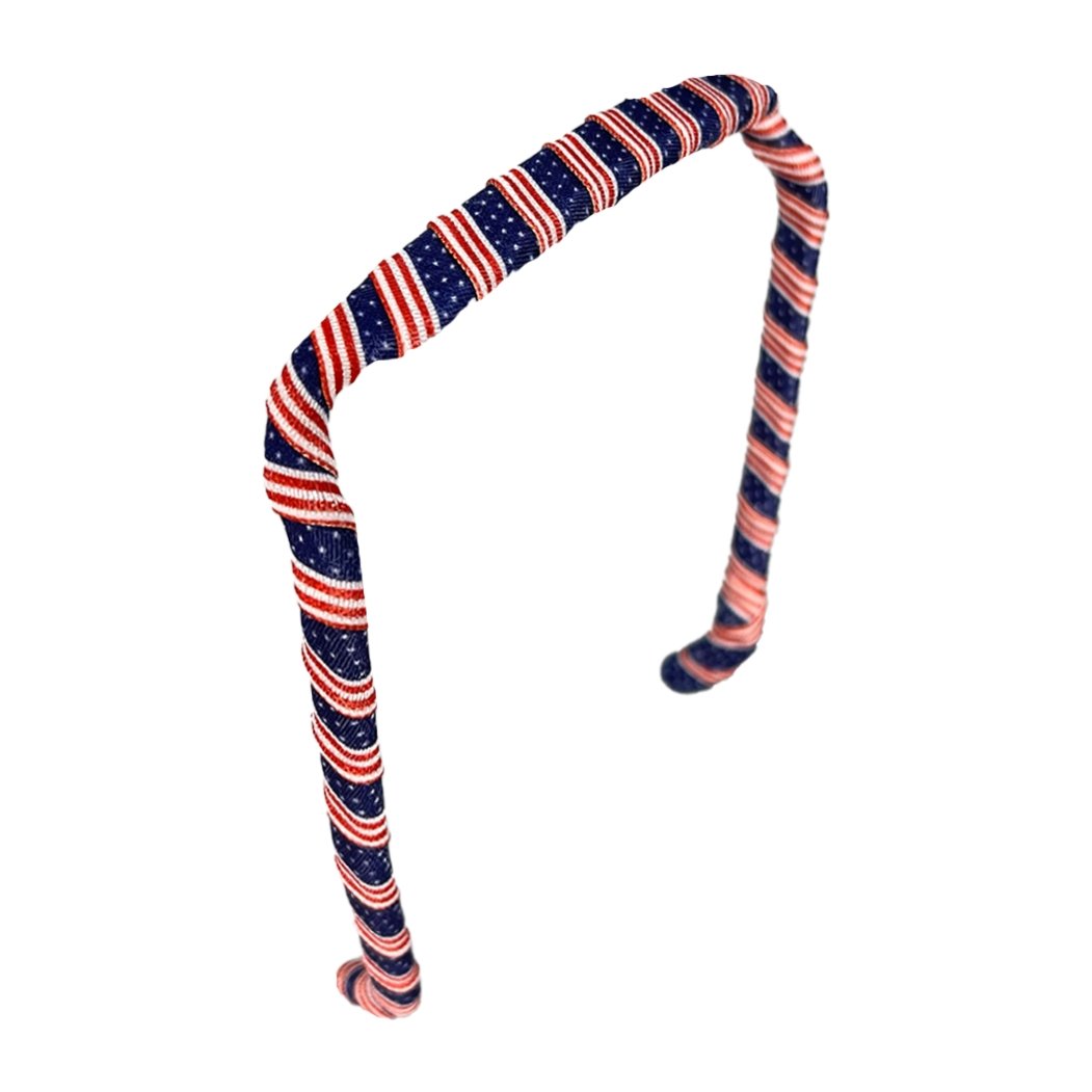 Stars and Stripes Headband - Zazzy Bandz - hair accessory - curly hair