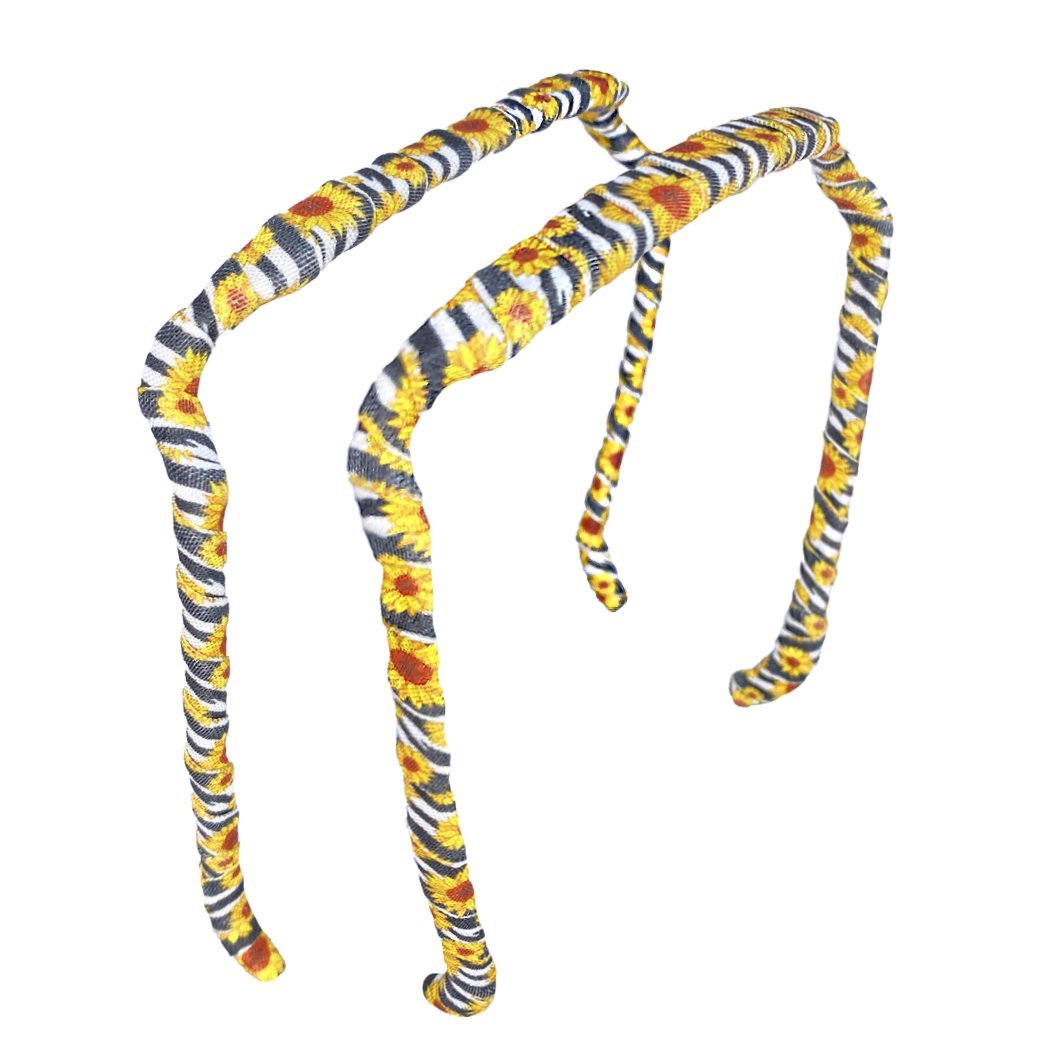Sunflowers Headband - Zazzy Bandz - hair accessory - curly hair