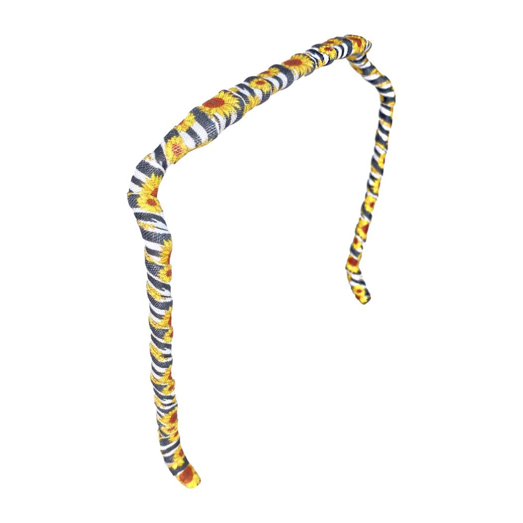Sunflowers Headband - Zazzy Bandz - hair accessory - curly hair