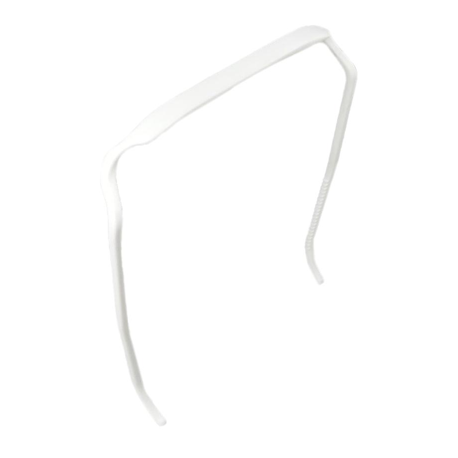 White Headband - Zazzy Bandz - hair accessory - curly hair
