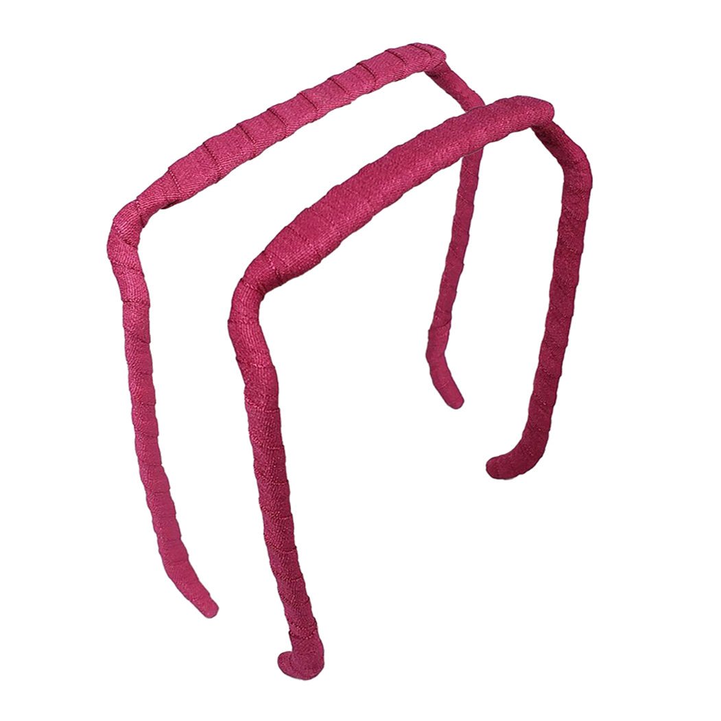 Wine Wrapped Headband - Zazzy Bandz - hair accessory - curly hair