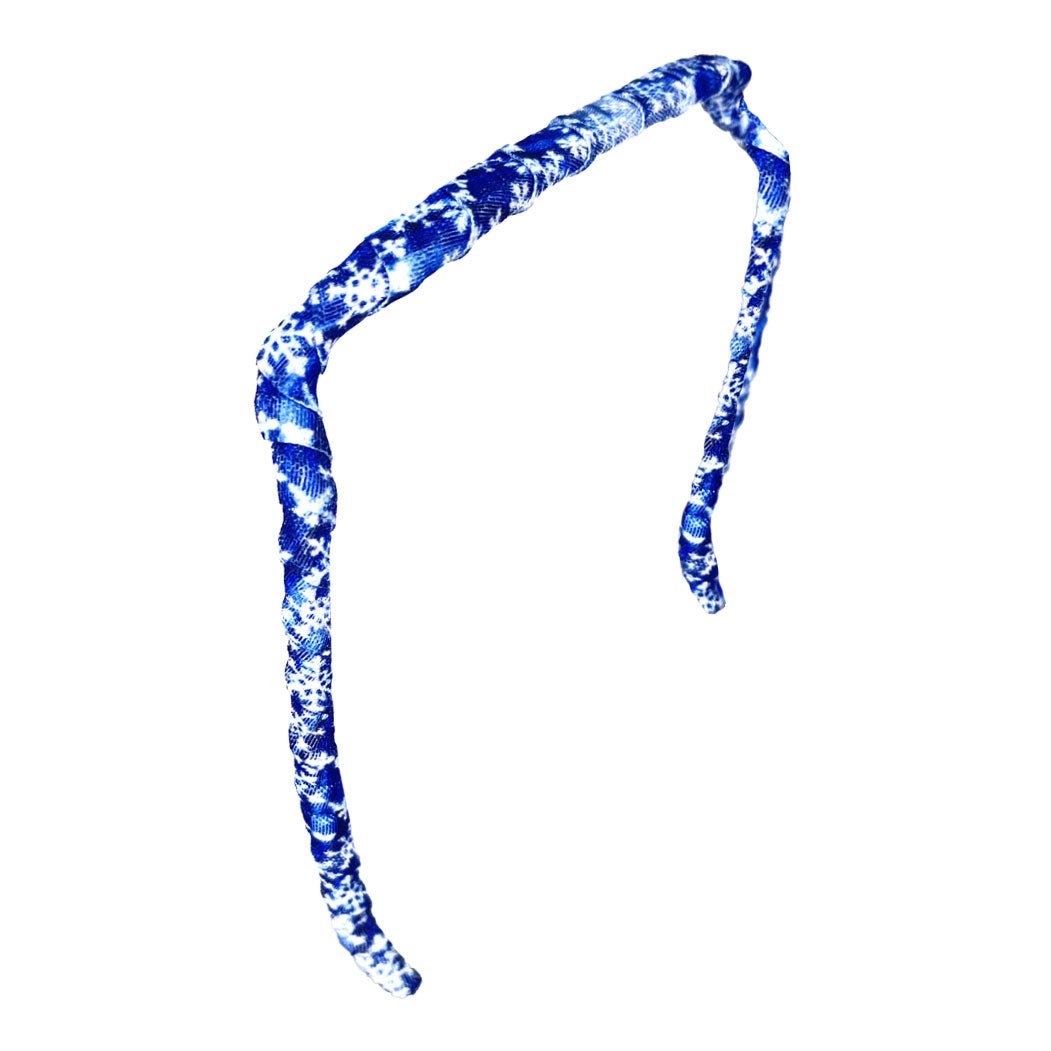 Winter Blues Headband - Zazzy Bandz - hair accessory - curly hair