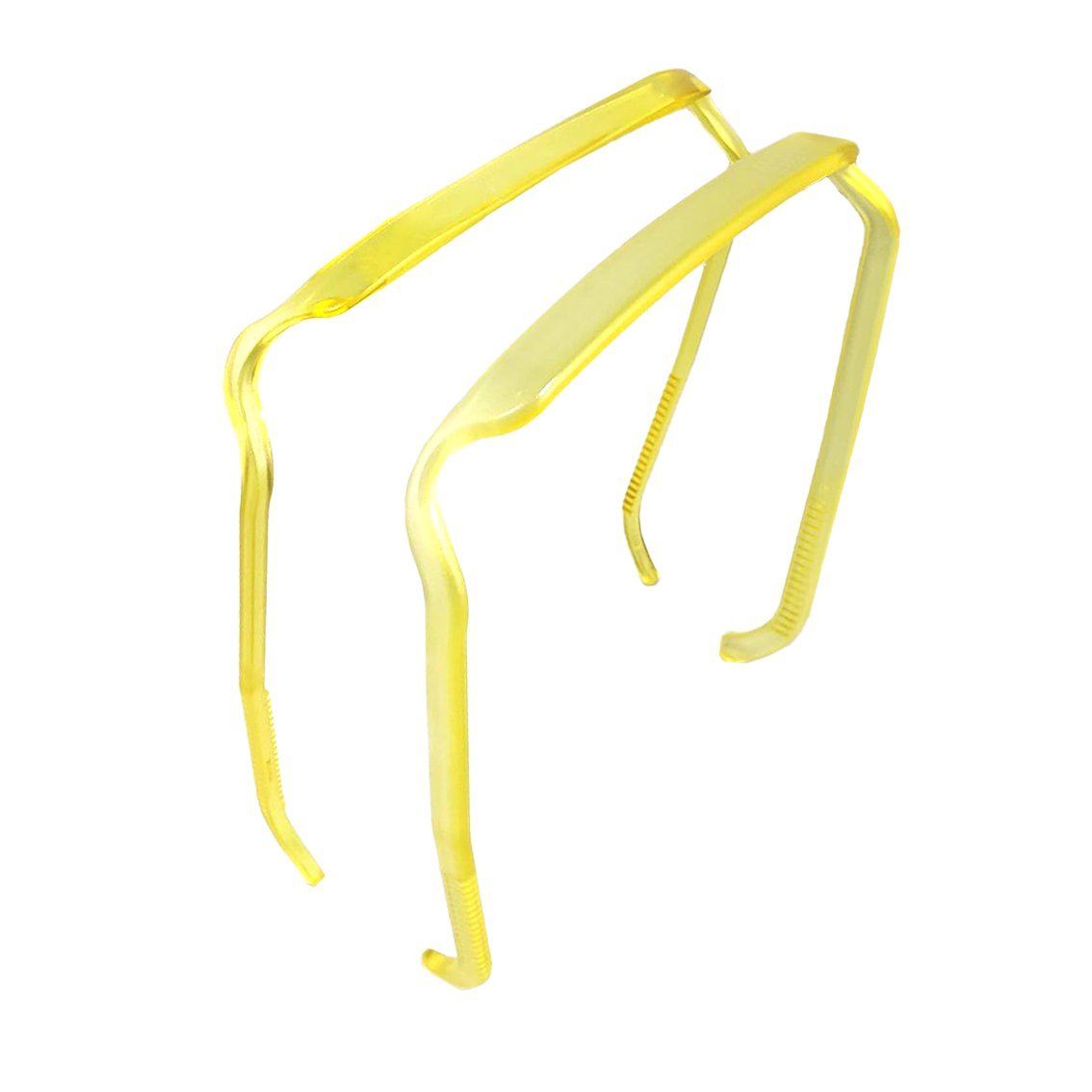 Yellow Translucent Headband - Zazzy Bandz - hair accessory - curly hair