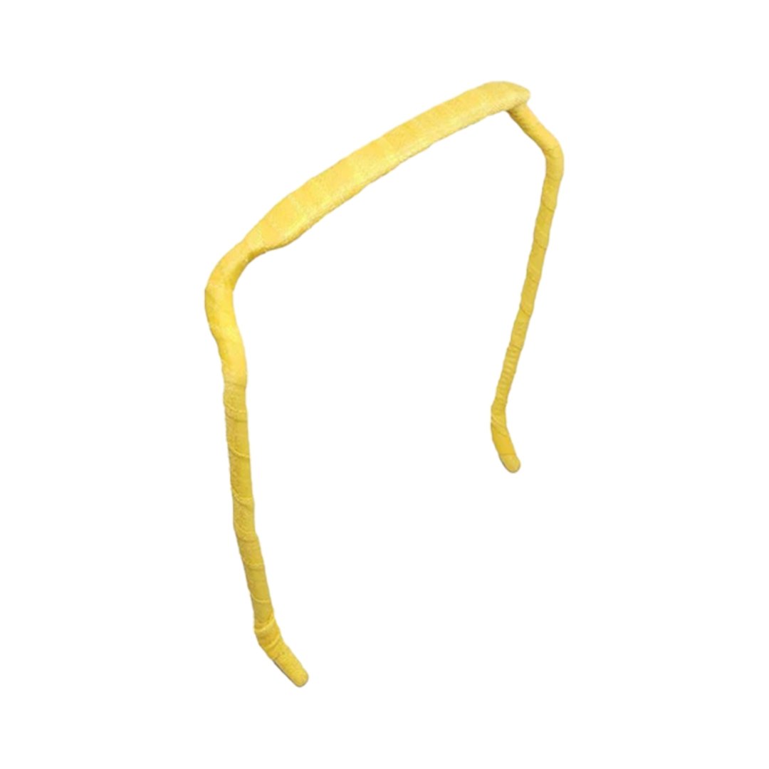 Yellow Wrapped Headband - Zazzy Bandz - hair accessory - curly hair