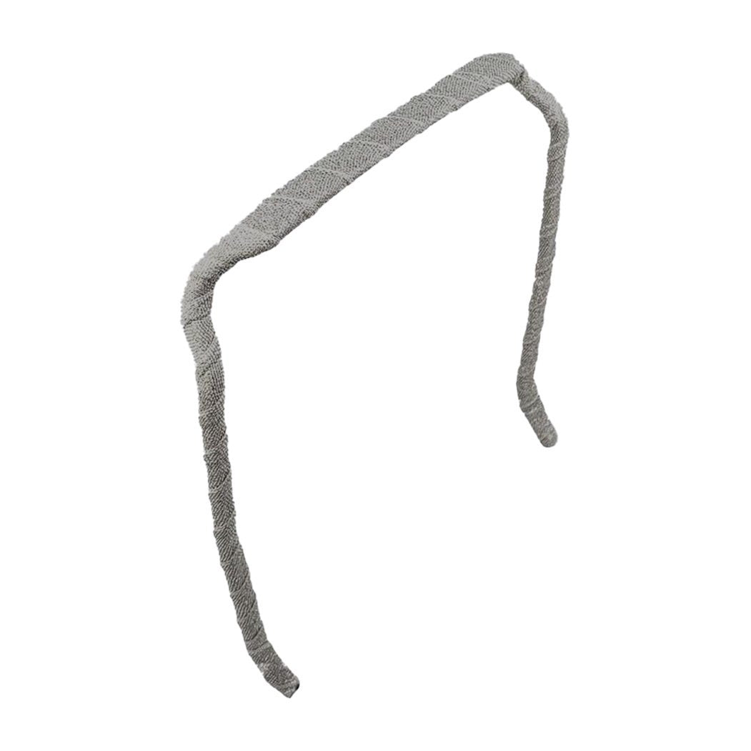 Grey Headband | Wrapped - Zazzy Bandz - hair accessory - curly hair