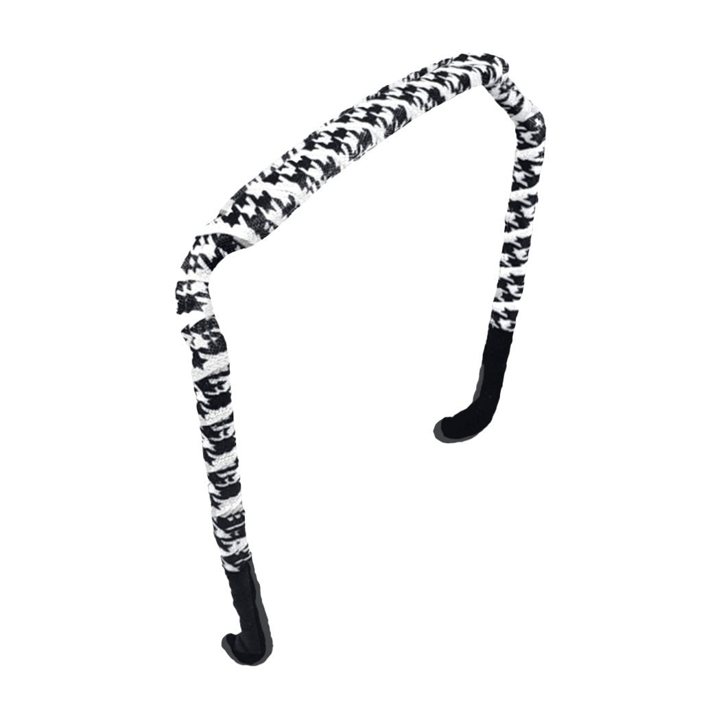 Houndstooth Headband - Zazzy Bandz - hair accessory - curly hair