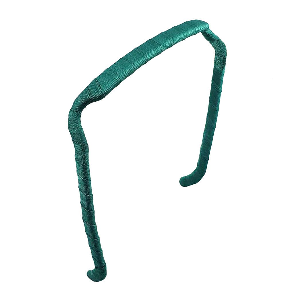 Hunter Green Wrapped Headband - Zazzy Bandz - hair accessory - curly hair