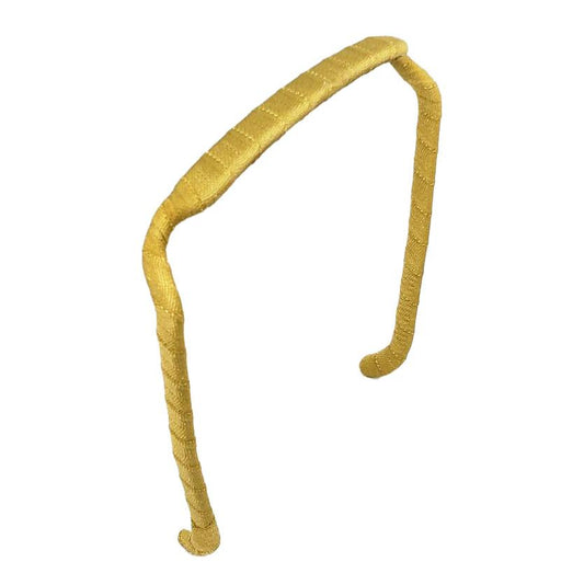Mustard Headband | Wrapped - Zazzy Bandz - hair accessory - curly hair