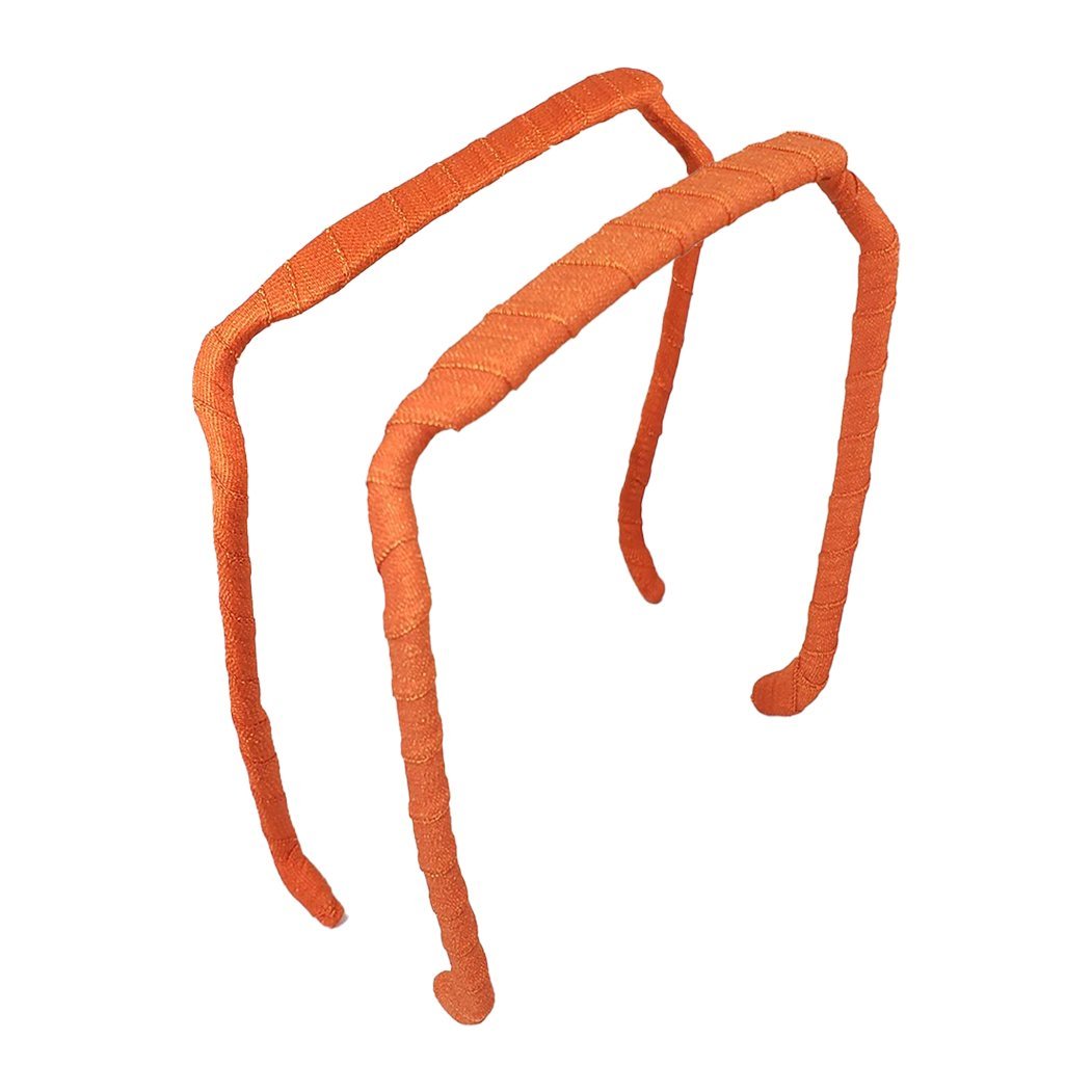 Orange Wrapped Headband - Zazzy Bandz - hair accessory - curly hair