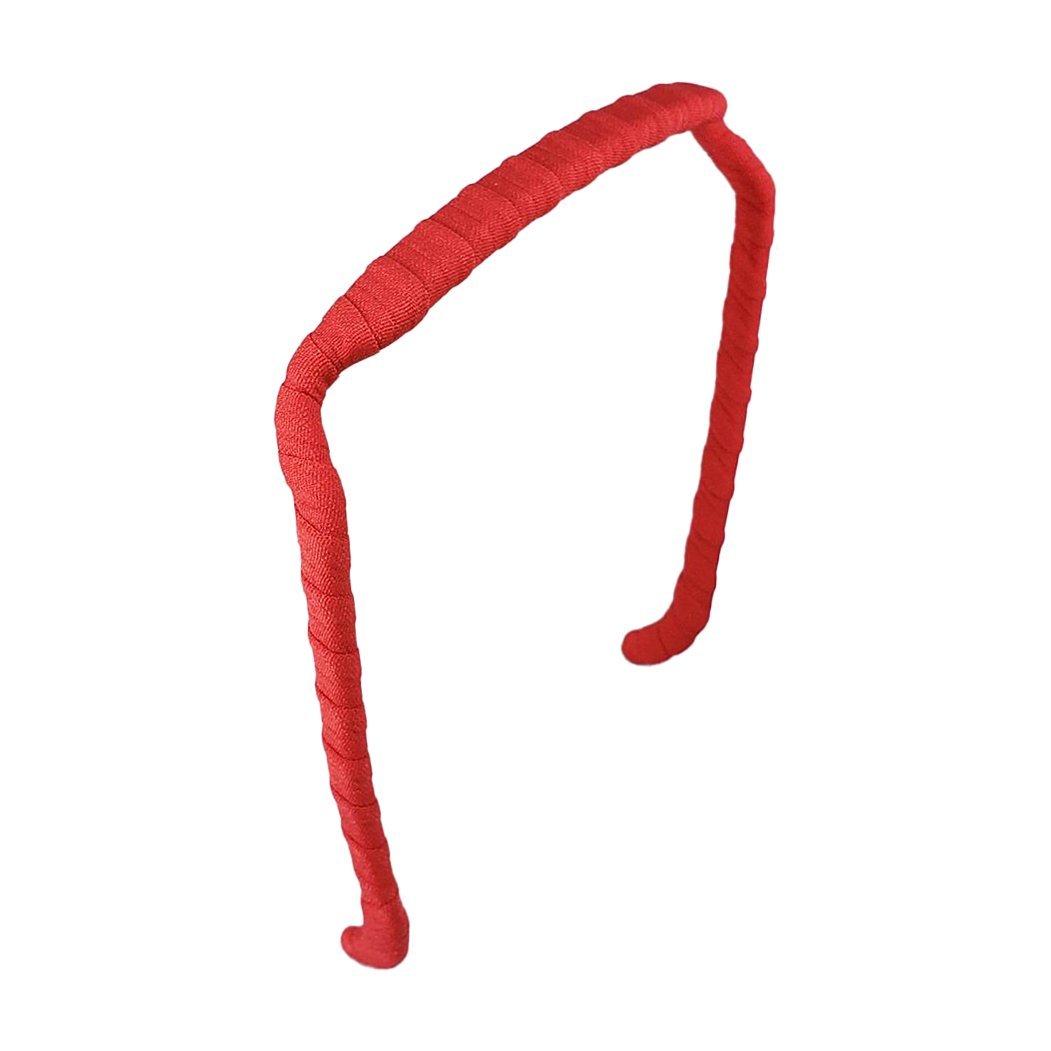Diadema envuelta roja