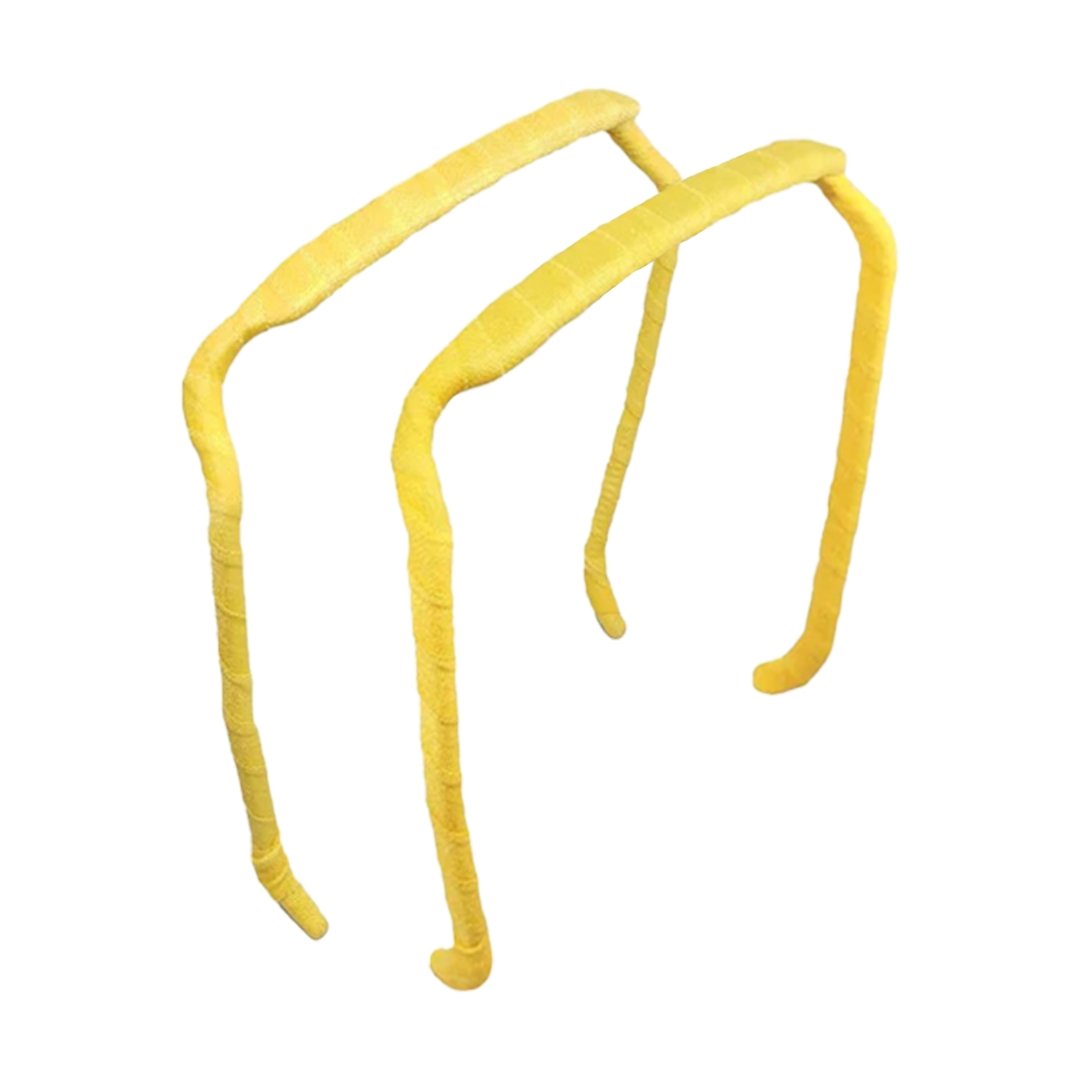Yellow Wrapped Headband - Zazzy Bandz - hair accessory - curly hair