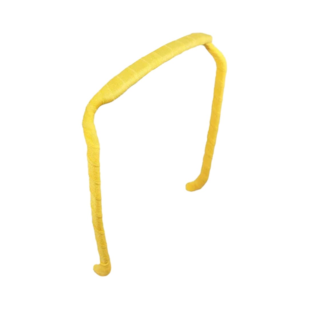Yellow Wrapped Headband - Zazzy Bandz - hair accessory - curly hair